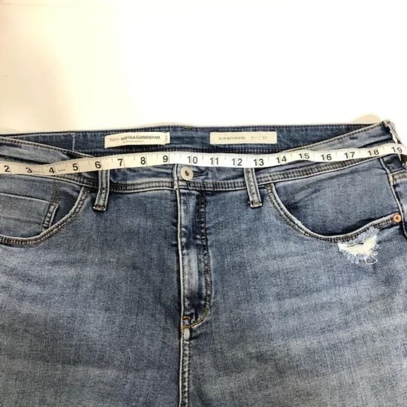 Anthropologie Blue Boyfriend Jeans - Picture 9 of 14